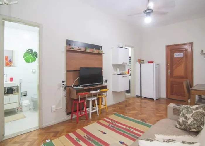 Apartamento Charmoso Na Praia De Copacabana